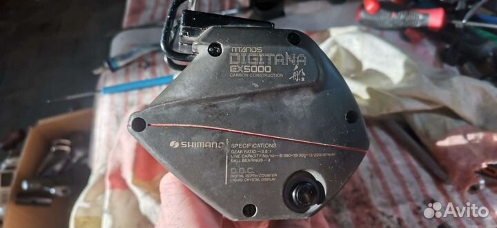 Мультипликаторная катушка Shimano DigitanaEX4/5000