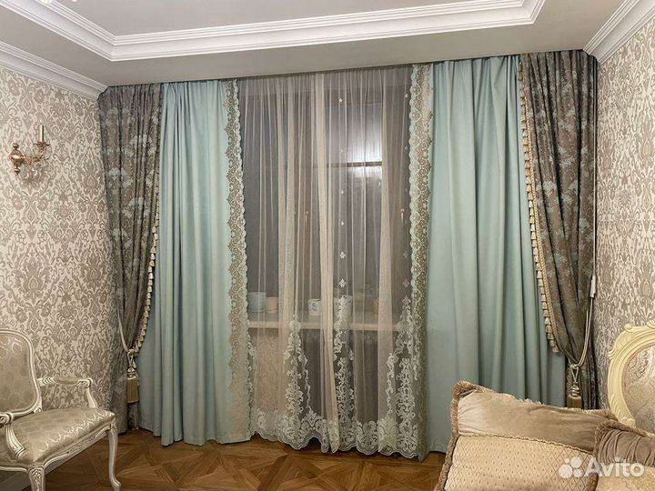 Пошив штор и тюлей