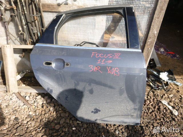 Дверь задняя правая ford focus III 2011