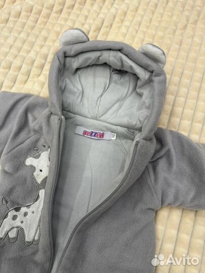 Утеплённый комбинезон 62