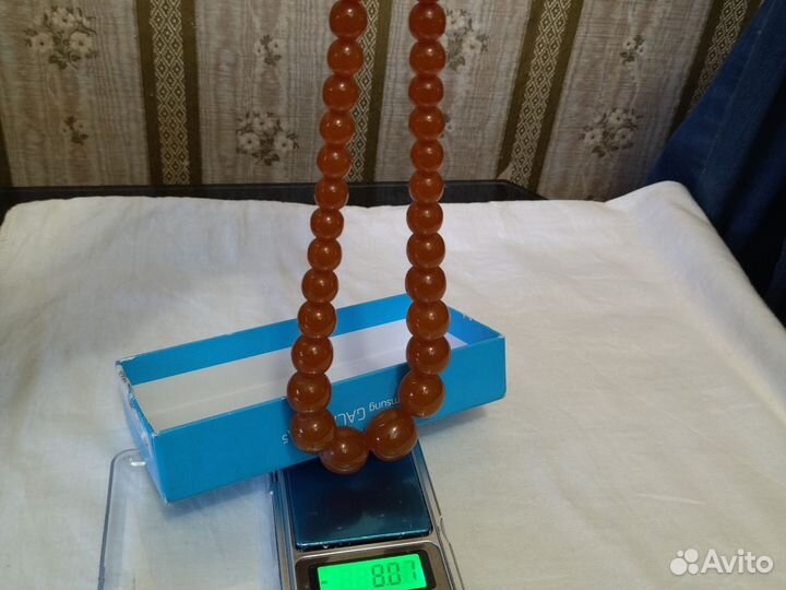 Бусы янтарь СССР