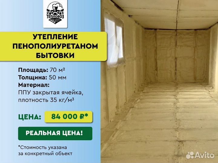 Утепление пенополиуретаном дома