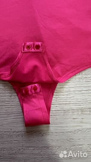 Боди розовый