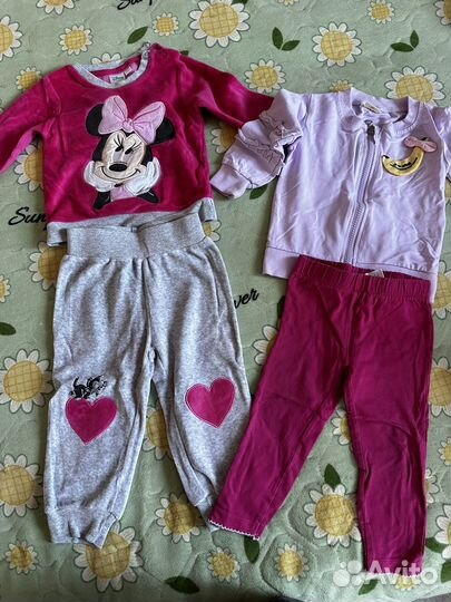 Детская одежда для девочек 74 пакетом