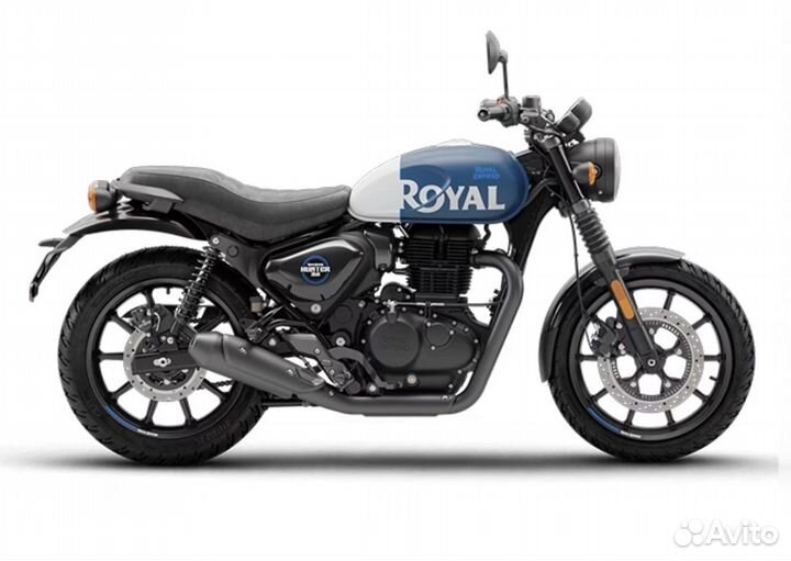 Royal Enfield Hunter 350 Rebel Blue