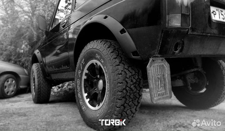 Расширители арок torbik LADA 4х4 3D (под рез)