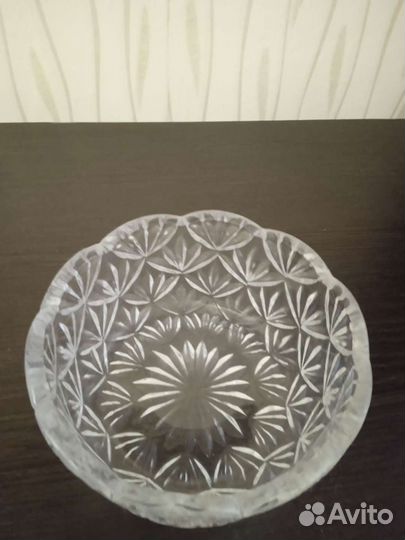 Вазы хрустальные салатницы, конфетницы