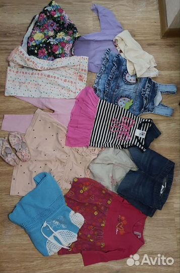 Пакет вещей на девочку 68-80