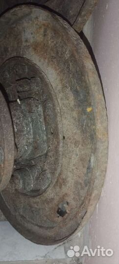 Ступица задняя и щиток ручного тормоза для Эпика