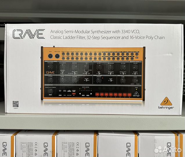 Аналоговый синтезатор Behringer Crave новый
