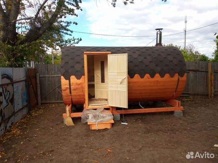 Баня бочка в рассрочку