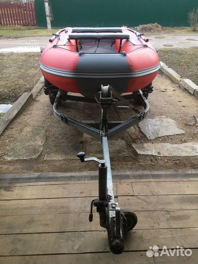 Лодка, мотор и прицеп