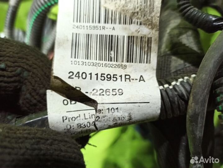 Проводка подкапотная Renault Duster hsag F4RE410