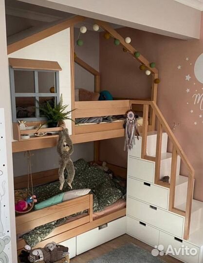 Детская кровать домик под заказ 1-12