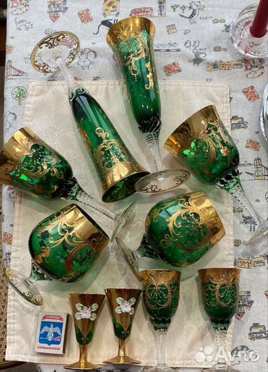 Бокалы Богемия Чехия винтаж