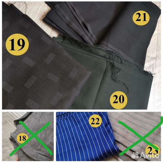 Ткани шерстяные и плотные СССР