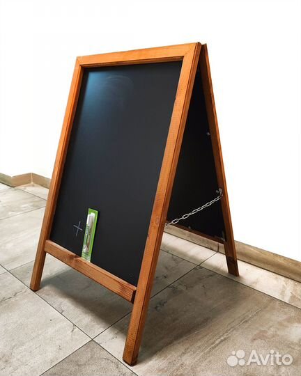 Меловой штендер, штендер уличный