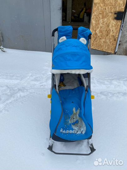 Коляска санки