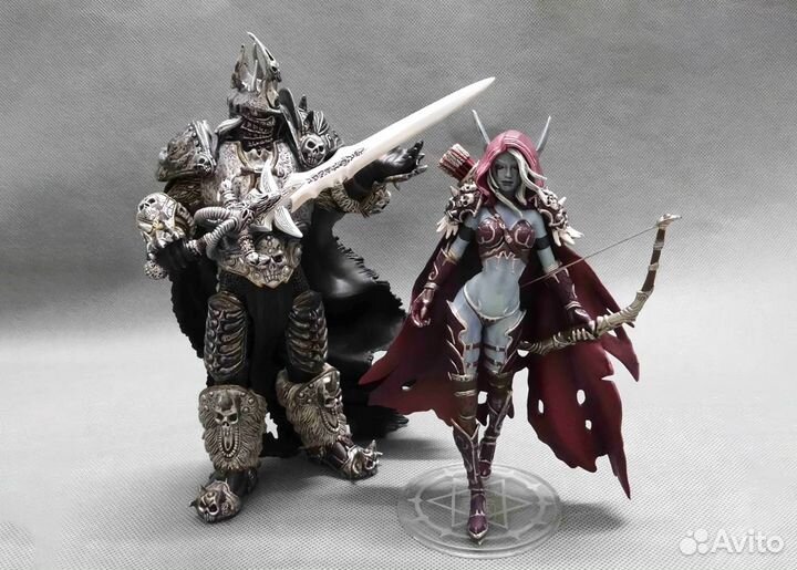 Фигурки World of Warcraft Arthas, Sylvanas