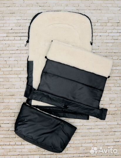 Зимний конверт в коляску