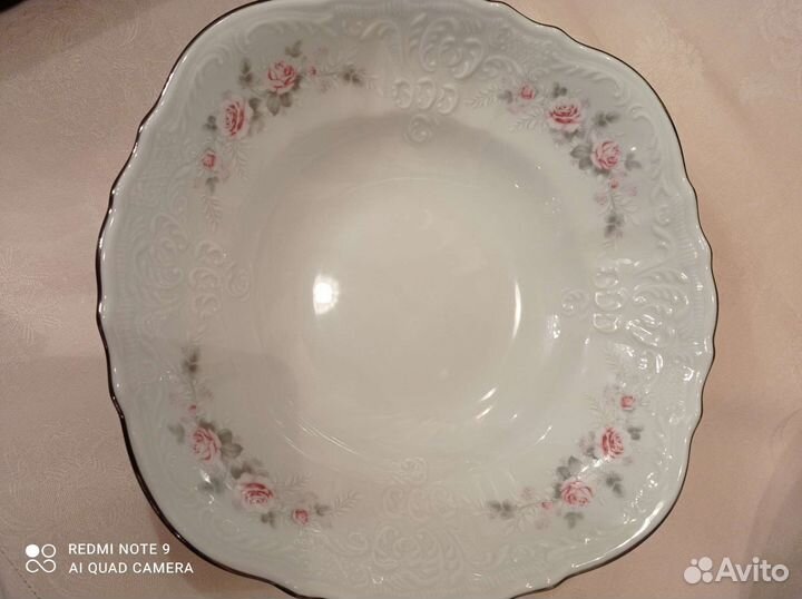 Блюдо Bernadotte Чехия Розы