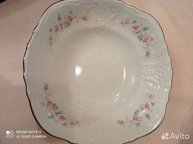 Блюдо Bernadotte Чехия Розы