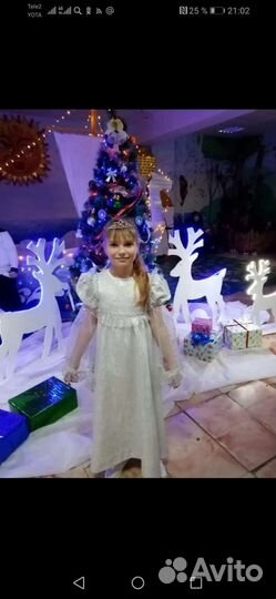 Новогоднее платье для девочки 140