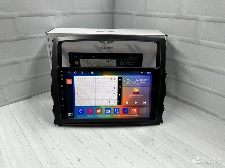 Магнитола андроид GrayBird Mitsubish Pajero 4 4/64