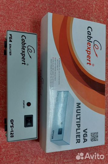 Разветвитель VGA Cablexpert GVS128 1пк-8 мониторов