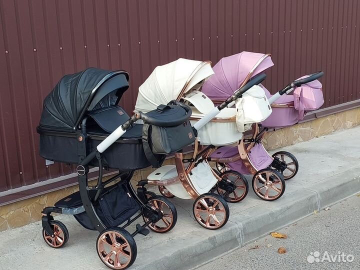 Коляска 2в1 Новая Кожа большой ассортимент (Star)