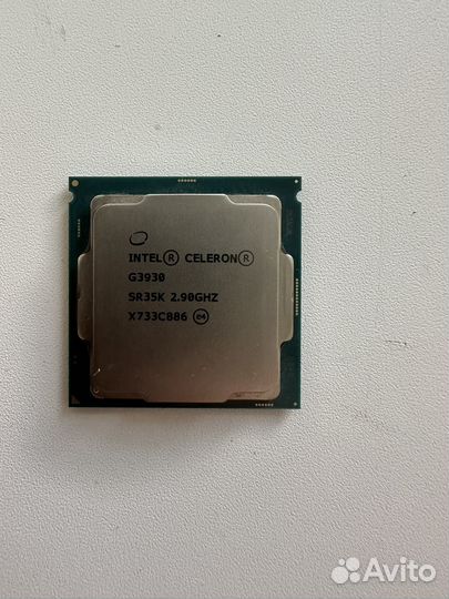 Процессор intel celeron G3930