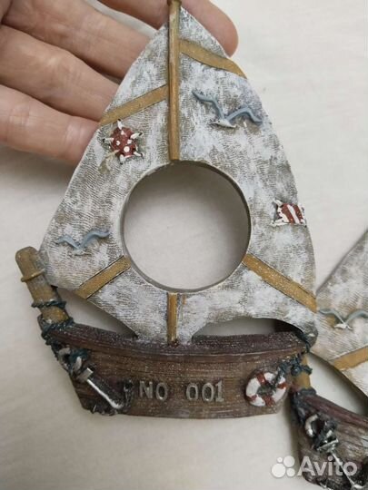 Рамка для фото кораблик