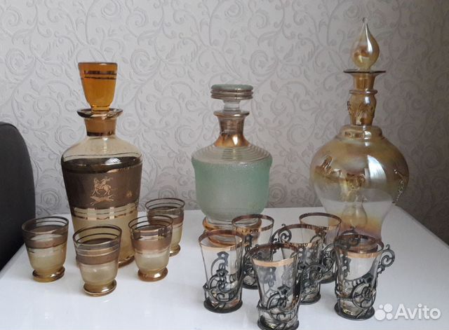 Графин и стопки СССР винтаж