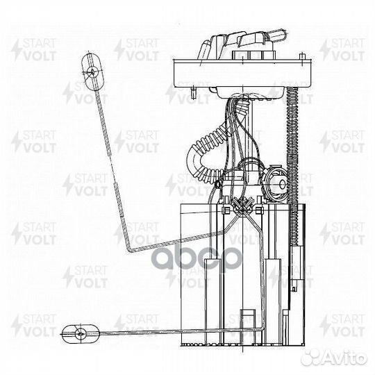 SFM 1007 насос топливный электрический в сборе