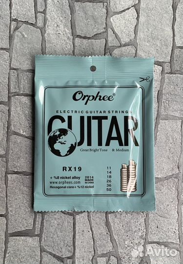 Набор струн для гитары Orphee (1 пачка - 6 струн)