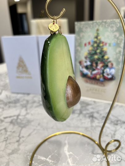 Елочные игрушки xmas toys авокадо