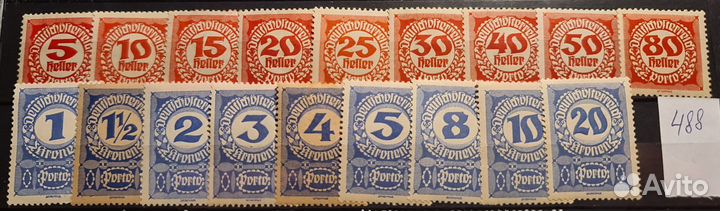 Марки **/*. Америка Азия Европа. Полные серии