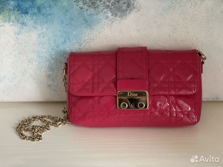 Лаковый клатч dior оригинал