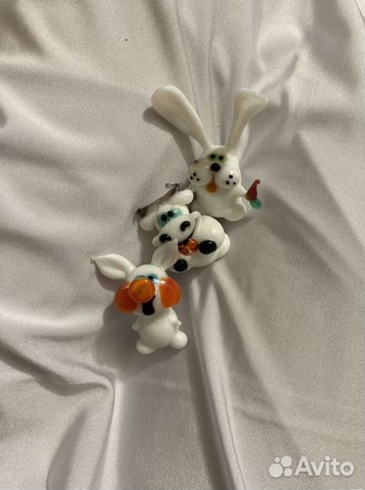 Игрушки стеклянные коллекционные символ года