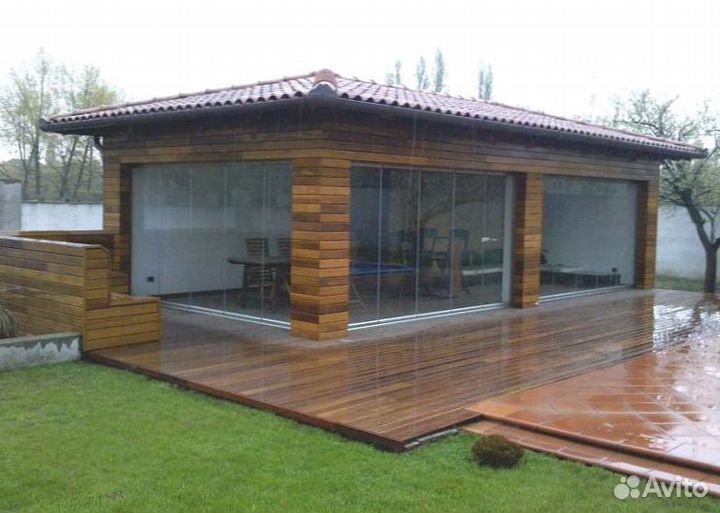 Безрамное остекление