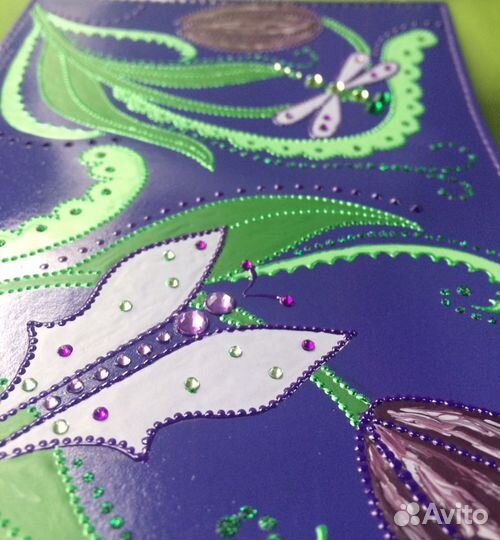 Кожаная обложка для паспорта