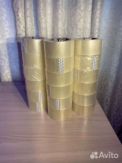 Скотч прозрачный (клейкая лента) 66м NovaRoll