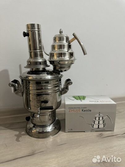 Самовар на дровах 4 лит