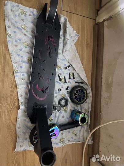 Детали на трюкавой смокат