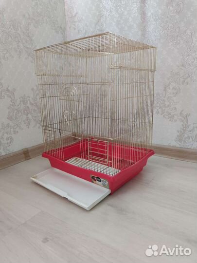 Золотая клетка для канарейки 46*35*28 см