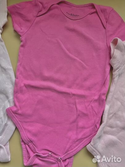 Боди для девочки пакетом 80