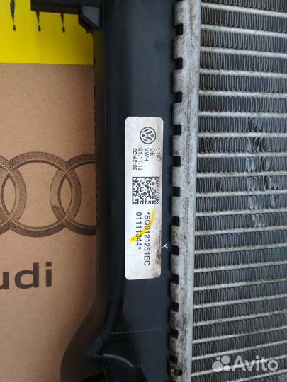 Радиатор охлаждения на Skoda octavia a7