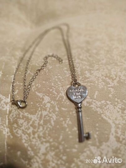 Подвеска ключик с цепочкой