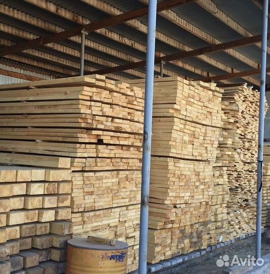 Доска обрезная 40х150х6000