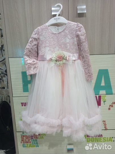Платье для девочки 92